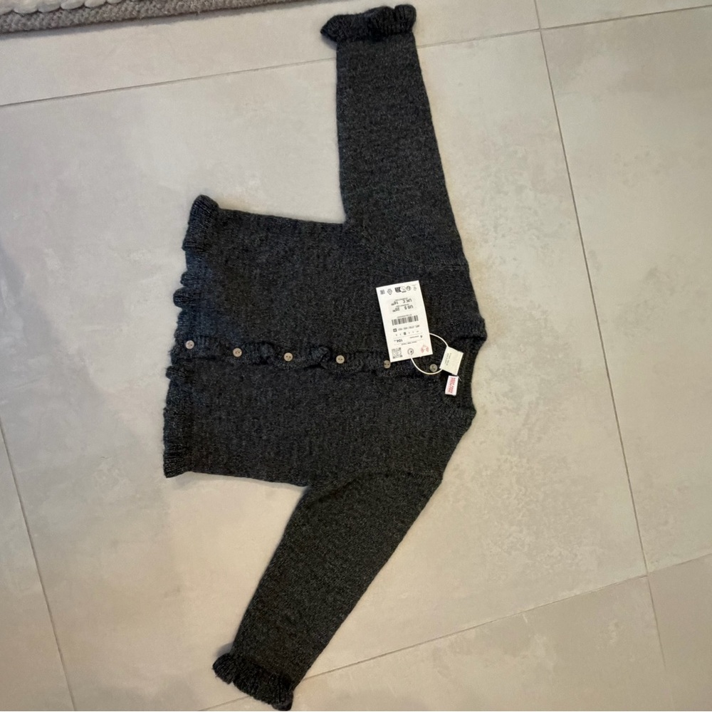 Zara Kids Gray Cardigan